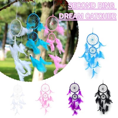New Small Handmade Attractive Feathers Dream Catcher Decors Wall Hanging A6R2