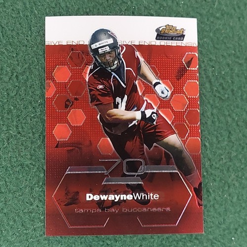 Dewayne White Tampa Bay Buccaneers 2003 Topps Finest ROOKIE Karte #84 - Bild 1 von 2