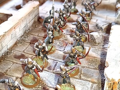 Warhammer Fantasy LOTR - Minas Tirith Warriors Archer Unit - GW / pro painted