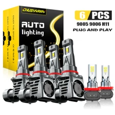 For Toyota RAV4 2013-2015 Combo LED Headlight Kit Bulbs High Low Beam Fog Light