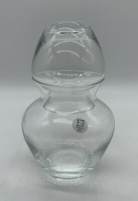 Zwiesel Glass Clear Bedside Tumble Up Carafe Decanter Guest Bedroom Hospitality