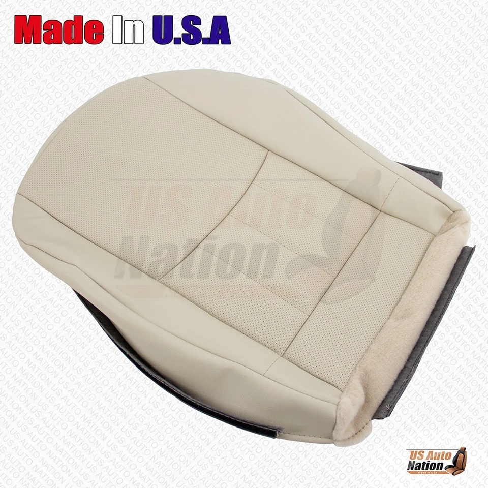 Mercedes Benz C280 2006 2007 parte inferior izquierda y derecha cubierta de cuero perforado tostado Foto 4 de 4