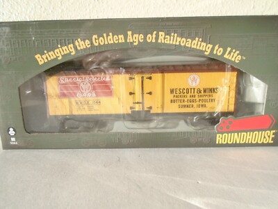 Roundhouse Ho 85591, 40' Wood Reefer, Special Selected Eggs 1044
