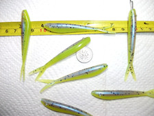 40-3"-crappie-bass-panfish-soft minnows-jigs-grubs-split tails-scent-flukes-lure