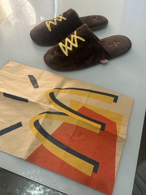 Travis Scott x Mcdonalds CJ House Slippers Brown L/XL Size 9  display picture 2