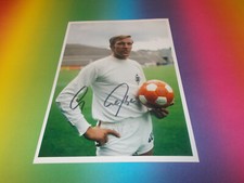 Günter Netzer Borussia Möchengladbach DFB signed autograph 20x28 photo