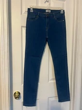 WHITE PEAK SIZE 30 STRAIGHT LEG STRETCH DENIM JEANS