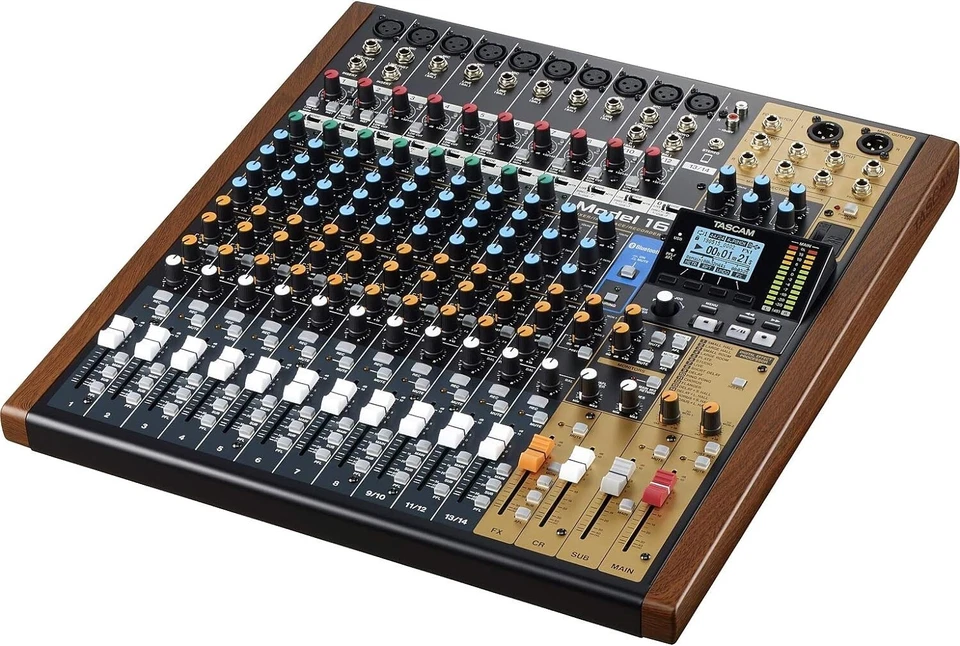 Tascam Model 16 16-ChannelMultitrackRecorder with AnalogMixer & USBInterface NEW - Image 2 of 4