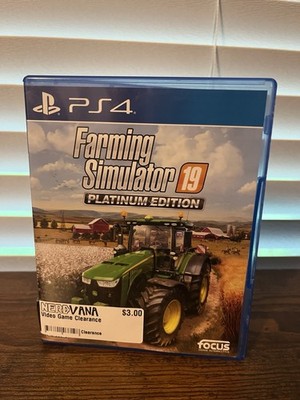 Farming Simulator 19 Platinum Edition PS4 PlayStation 4 Tested Working