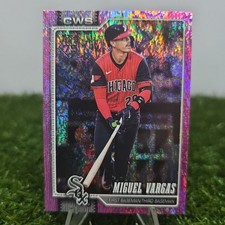 2026 Topps Series One #329 Miguel Vargas Pink Holo Foil SP Chicago White Sox 