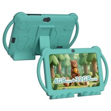 Kids Tablet 7 inch Android 12, 4GB RAM 32GB ROM, 512GB Expandsion, with Parental