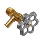 Faucet Style Motorcycle Petcock, Brass w. Zinc Handle 3/8" NPT, Fuel Valve Gas