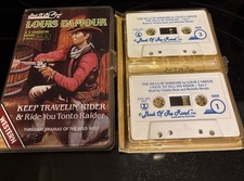 Louis L'amour Books on Tape Cassettes Lot Of 2 Books