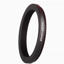 M49 49x0.75mm Female to M42 42x0.75mm Male Thread 49-42 Lens Adapter Ring.