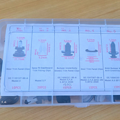 Tesla Model 3/Y/X/S Assorted  Trim Panel Clips