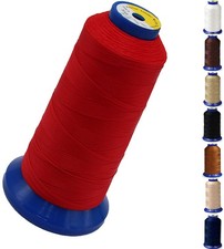 Red Bonded Heavy Duty Nylon Thread For Sewing 69 T70 210D/3 1400 Yards