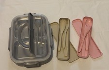 Bento Lunch box with Reusable Utensil