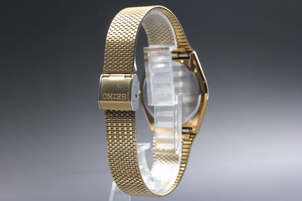Vintage [Near MINT+] SEIKO Majesta 9533-7000 Gold Day/Date 35mm QZ