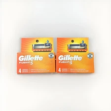 2 packs Gillette Fusion5  4 Cartridges easch=Total 8 Cartridges, ORIGINAL