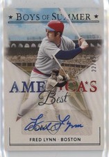 2024 Panini Boys of Summer America's Best Signatures 22/49 Fred Lynn Auto 1co7