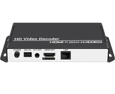 H.265 H.264 Ultra HD 4K Video Audio Decoder IP Streaming Decoder IP To HDMI +