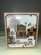 Vintage 1982 Avon McCONNELL'S CORNERS GENERAL STORE Covered Ceramic Box NIB NOS