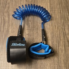 Blisstime Adjustable Padded Toddler Safety Wrist Link Harness Blue Black
