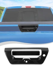 Carbon Fiber Tailgate Door Handle Cover Trim For Ford F150 2015-2017 Accessories