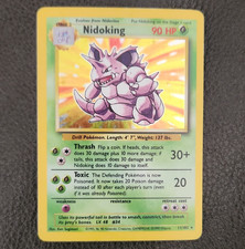 Wizards Pokémon TCG Nidoking 11/102 Base Set Holo Rare 1999 English Heavy Play on eBay