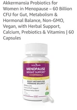 Akkermansia Probiotics for Women in Menopause Weight Support Herbal Blend,30 Day