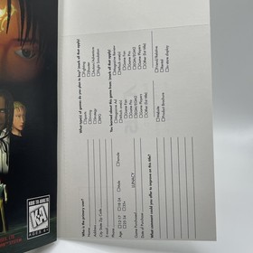 CIB Lunacy Sega Saturn, Both Discs, Instructions, Case, Map, & Registration Card