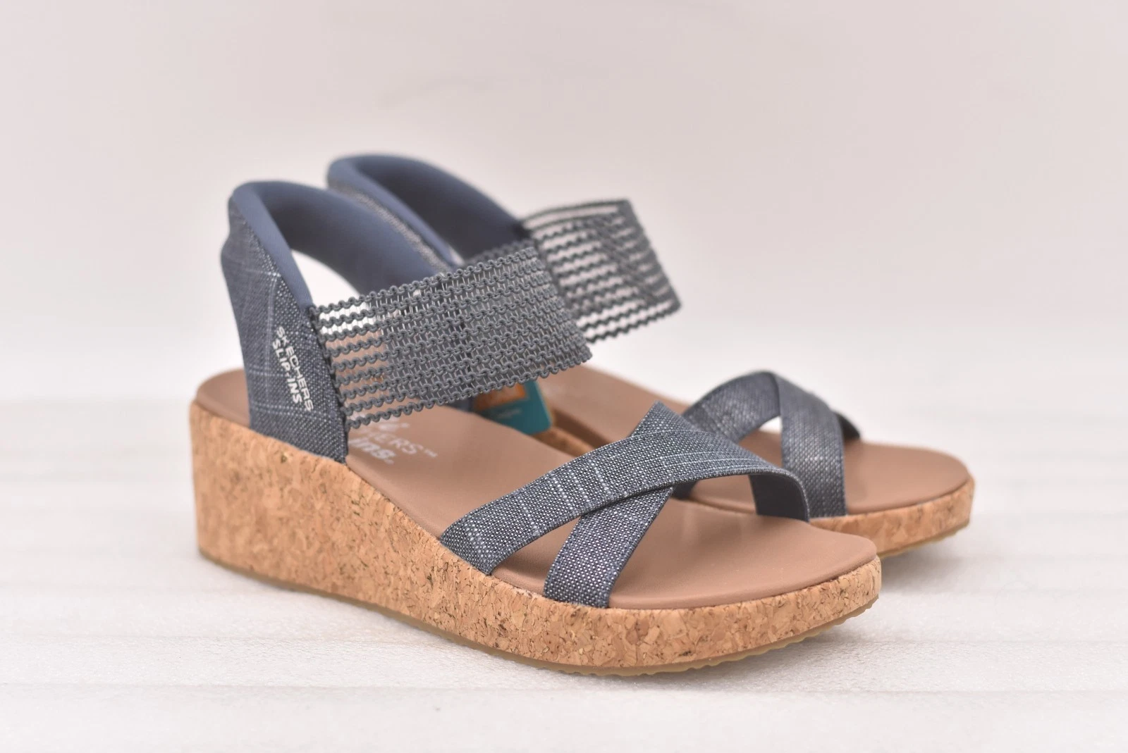 Women's Skechers Slip-ins Beverlee Lux Sandal in Navy Size 9 119594/NVY