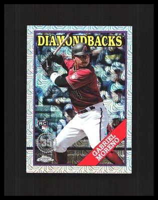 2023 Gabriel Moreno Rookie - Topps 1988 Chrome Mojo #T88-CU1 - S1B5R1L6C30