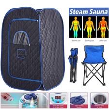 1000W Mobile Dampfsauna Heimsauna Wärmekabine Saunakabine Zuhause Sauna Steamer