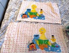 2 alphabet Sesame Street pillowcases