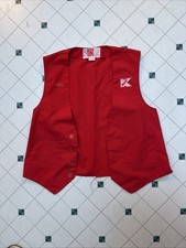 Vintage 90s Streetwear Mens Mart Kmart Center Greeter Vest Movie Prop Sales core
