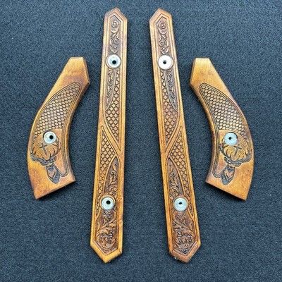Ruger M77 MK2 Zytel Boat Paddle Skeleton Stock Inserts Maple