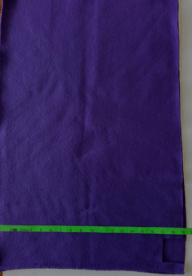 Lot of 5 pcs fleece fabric - 2.5 yds total- blue, red, purple, multi chevron NEW - Image 3 of 4