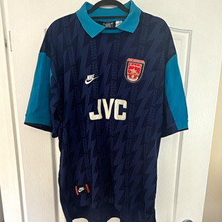 Nike Arsenal Away Shirt Blue XXL Short Sleeve Football Shirt (Shirt Only)