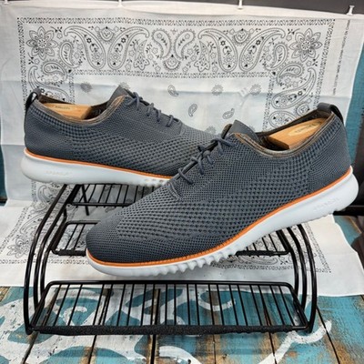 Cole Haan Zerogrand Shoes Mens Size 13M Gray Stitchlite Oxford Lace Up  C31910
