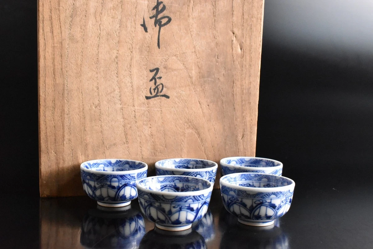 蓝色日本古董| eBay
