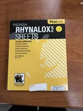 Indasa Rhynalox PlusLine 3A Sanding Sheets 9x11, 50/sleeve, 500 Grit