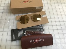 Serengeti Shelby Polarized Men's Geometric Pilot Sunglasses SS5333 Italy