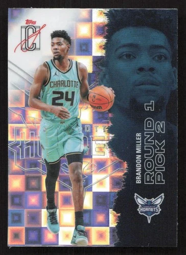 2025 Topps Signature Class Basketball Pandora Refractor Brandon Miller #3