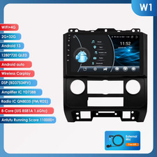 9"Carplay Android 13 Auto Car Radio for Ford Escape 2007-2012 Impreza Multimedia