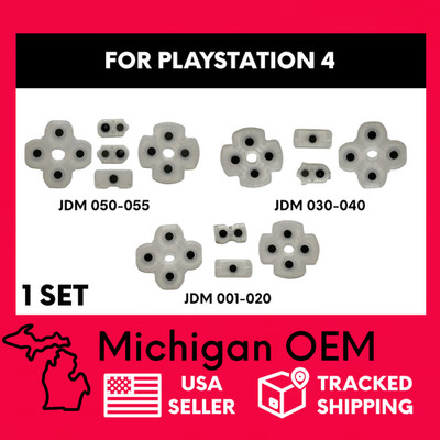 Playstation 4 PS4 Conductive Rubber Silicone Set For Controller (JDM 001 to 055)