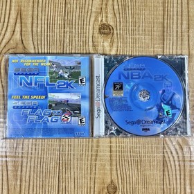 SEGA DREAMCAST NBA2K Authentic Video Game Basketball Allen Iverson COMPLETE 1999
