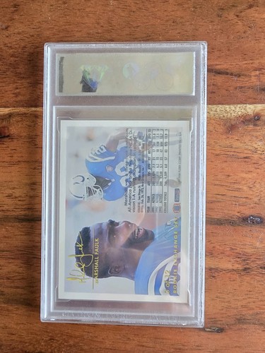 1994 Fleer Rookie Exchange Marshall Faulk #3 CTA 10 GEM MINT - Picture 10 of 12