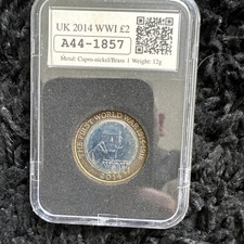 2014 £2 Two Pound Coin WW1 Outbreak UK BUNC Date Stamped
