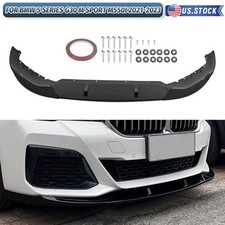 Gloss Front Bumper Lip Spoiler For Bmw 5 Series 530i 540i M Sport M550i 2021-23